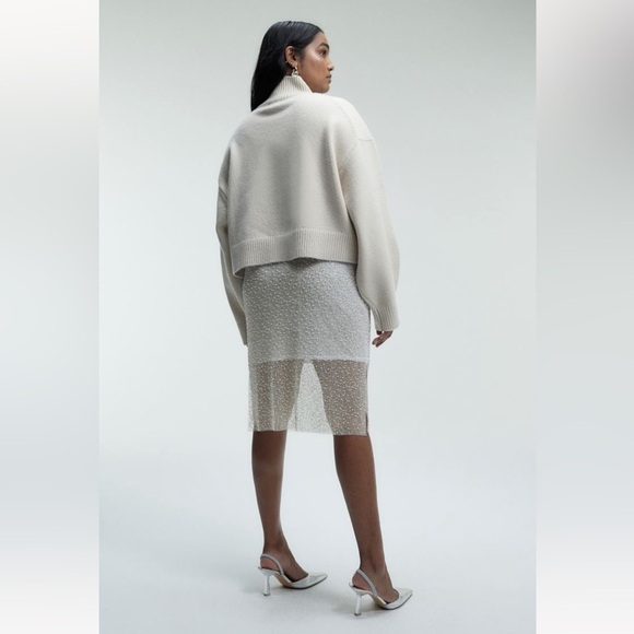 Bead embellished skirt sequin sheer tulle - Picture 2 of 7